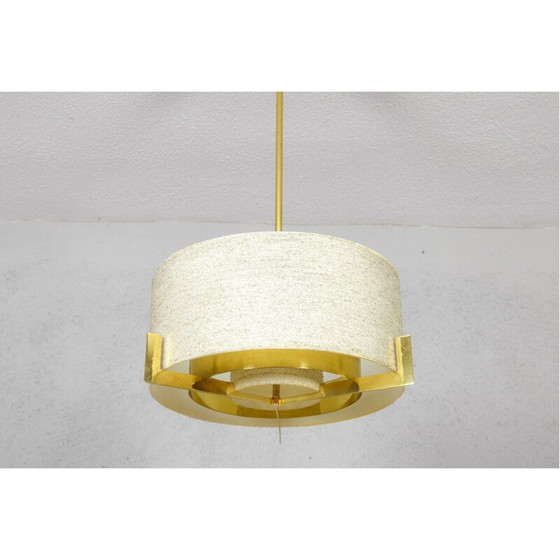 Image 1 of Lampada a sospensione vintage in ottone di Kaiser Leuchten, Germania 1960