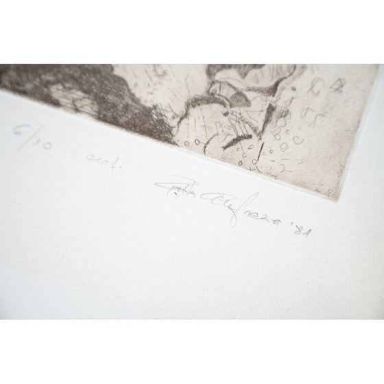 Image 1 of Coppia di dipinti a inchiostro d'epoca su legno e vetro, 1980