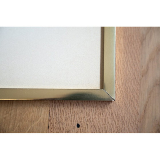 Image 1 of Coppia di dipinti a inchiostro d'epoca su legno e vetro, 1980