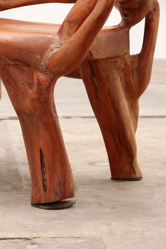 Image 1 of Andrianna Shamaris US Robust armchair made of recycled wood