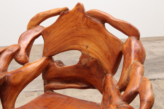 Image 1 of Andrianna Shamaris US Robust armchair made of recycled wood