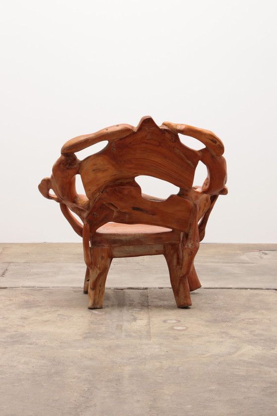 Image 1 of Andrianna Shamaris US Robust armchair made of recycled wood