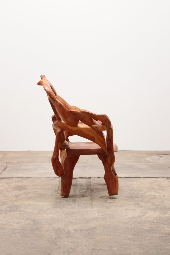 Image 1 of Andrianna Shamaris US Robust armchair made of recycled wood