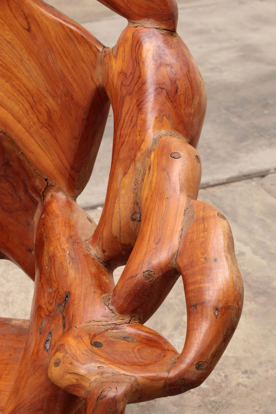 Image 1 of Andrianna Shamaris US Robust armchair made of recycled wood