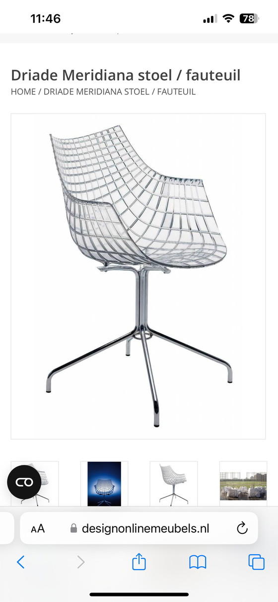 Image 1 of 6x Driade Merediana chairs