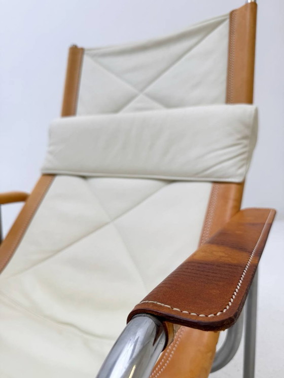 Image 1 of Hans Eichenberger lounge chair and ottoman by Strässle, 1960s