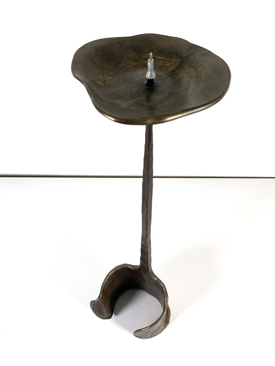 Image 1 of Sculptural bronze candlestick