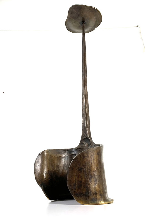 Image 1 of Sculptural bronze candlestick