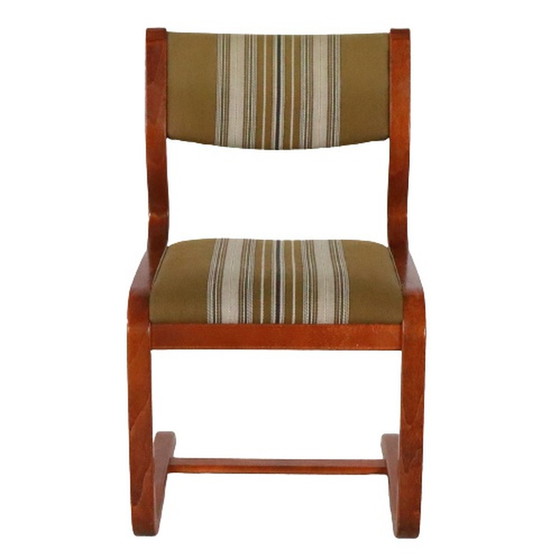 Image 1 of 4x vintage dining room chairs 'Lügde' from the 1970s
