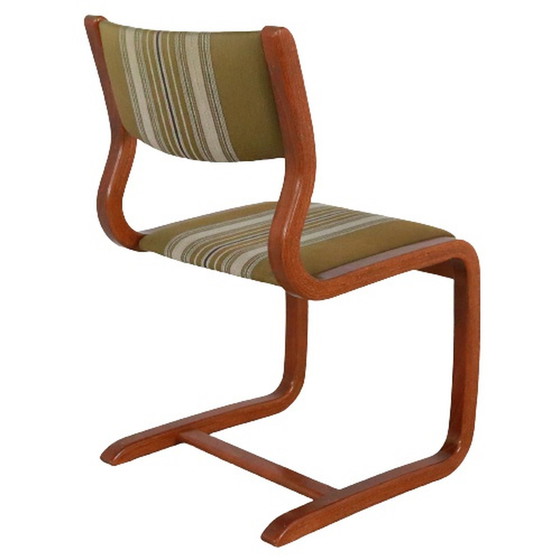 Image 1 of 4x vintage dining room chairs 'Lügde' from the 1970s