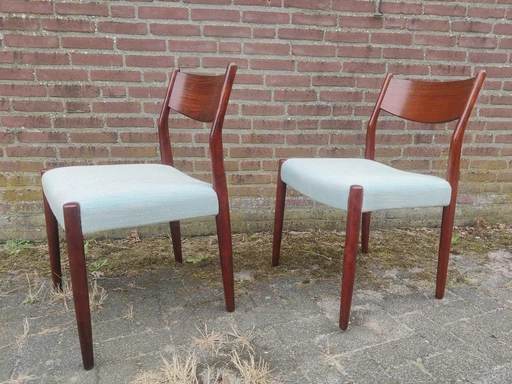 2x Fristho model D dining chairs