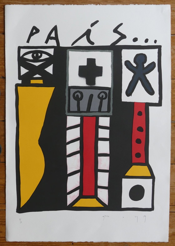 Image 1 of Ignasi Sumoy Silkscreen -Pais