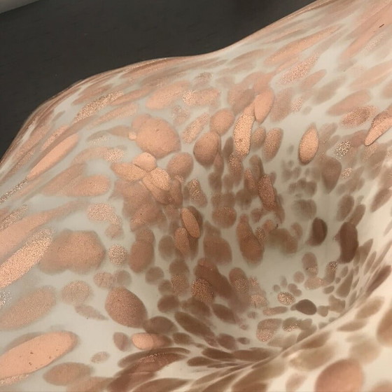 Image 1 of Vintage glass and copper cup for Fratelli & Toso, 1960s