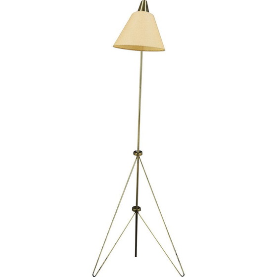 Image 1 of Vintage brass floor lamp "Giraffe" by Josef Hůrka for Napako, Czechoslovakia 1960