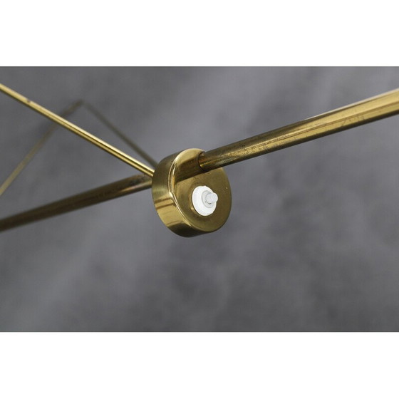Image 1 of Vintage brass floor lamp "Giraffe" by Josef Hůrka for Napako, Czechoslovakia 1960