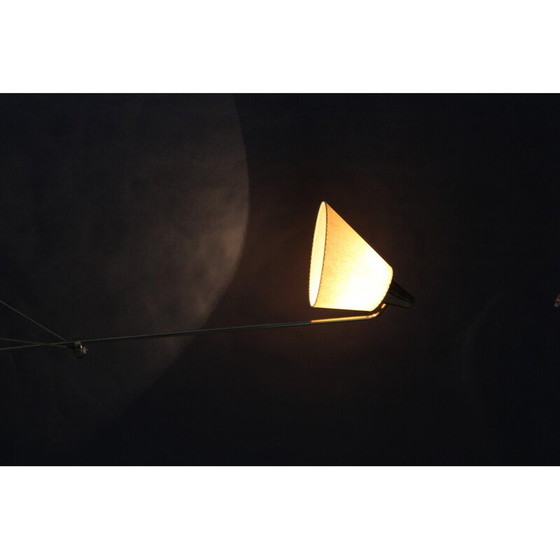 Image 1 of Vintage brass floor lamp "Giraffe" by Josef Hůrka for Napako, Czechoslovakia 1960