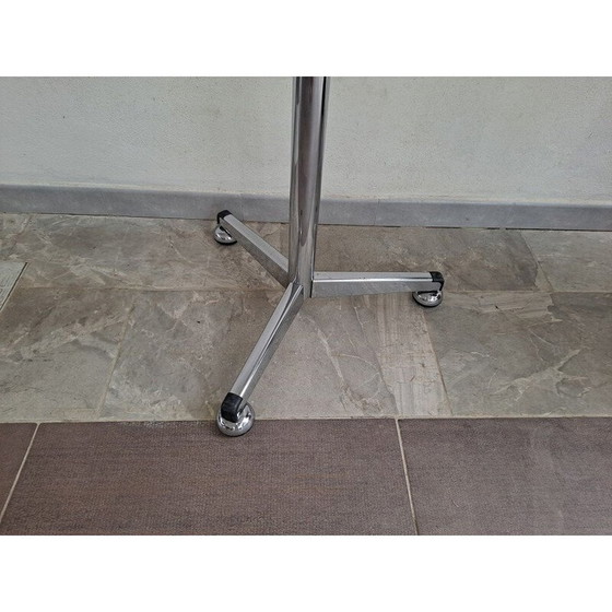 Image 1 of Mid century Italian modernist chrome coat rack, Italy