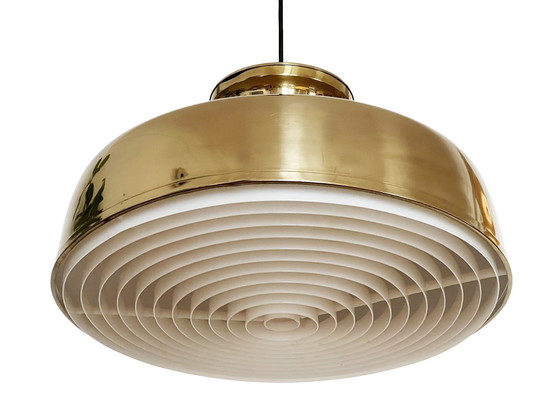 Image 1 of Grande lampadario in ottone, Svezia anni '60