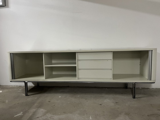 Image 1 of Hörst Brüning Rare Sideboard By Kill International White Aluminium 230 Wide