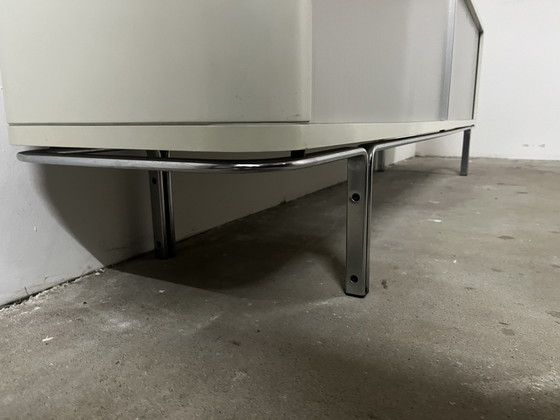 Image 1 of Hörst Brüning Rare Sideboard By Kill International White Aluminium 230 Wide