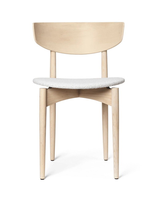 Ferm Living - Herman Dining Chair - Upholstered Seat - Soft