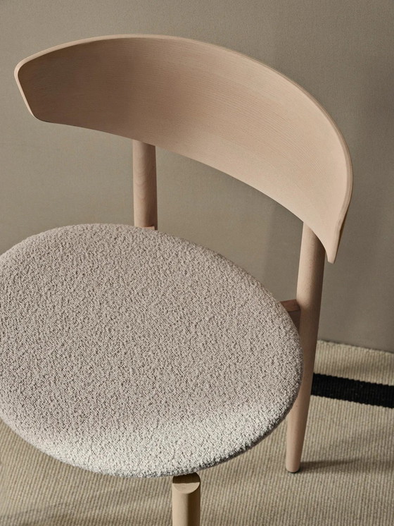 Image 1 of Ferm Living - Herman Dining Chair - Upholstered Seat - Soft