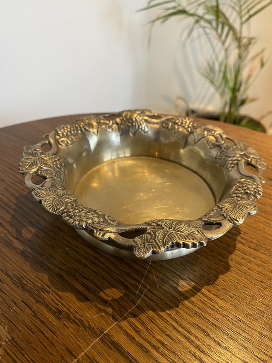 Image 1 of Vintage Silver-plated Wine/Champagne Bottle Holder/Coaster