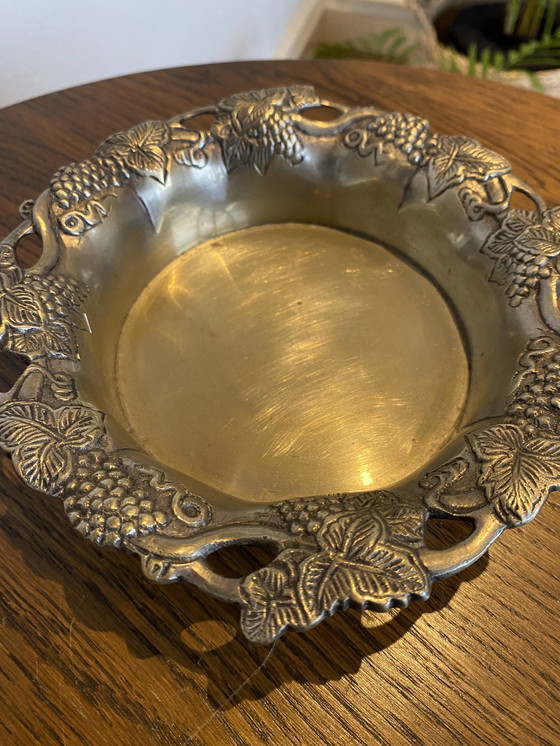 Image 1 of Vintage Silver-plated Wine/Champagne Bottle Holder/Coaster