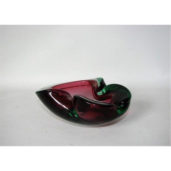 Image 1 of Vintage ashtray by Plavio Poli for Seguso Murano, 1970s