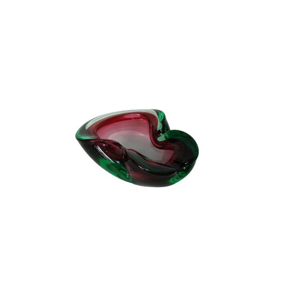 Image 1 of Vintage ashtray by Plavio Poli for Seguso Murano, 1970s