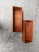 2x Mid-century hanging cabinets