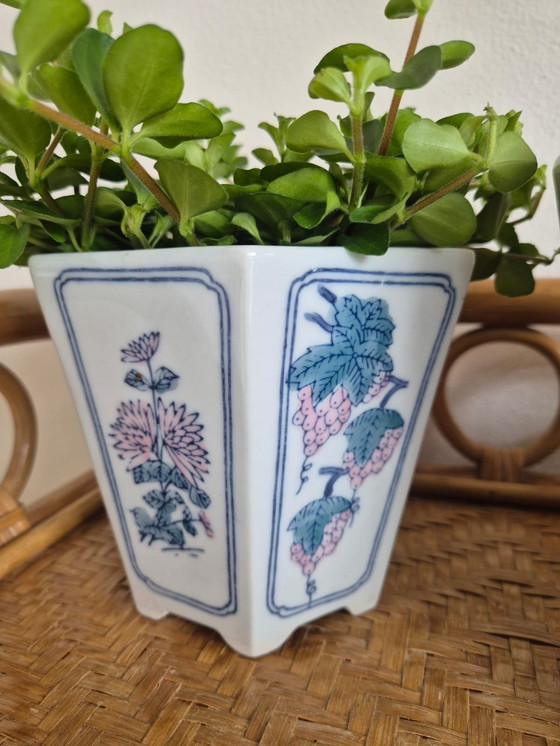 Image 1 of Vintage Chinese Flower Pots