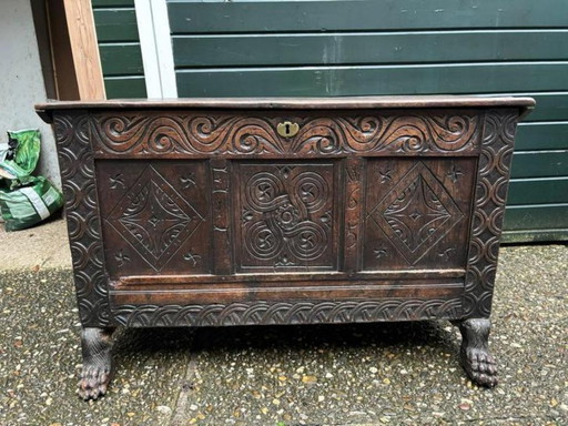Antique Blanket Chest From 1765