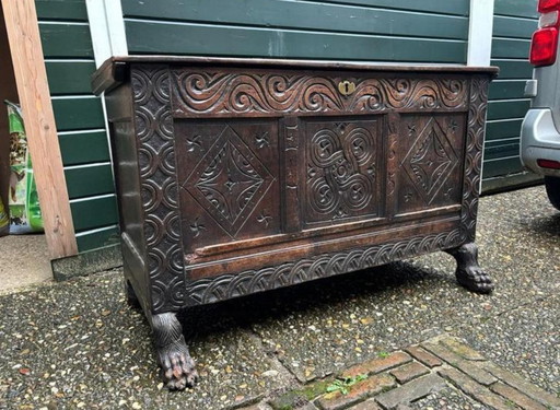 Antique Blanket Chest From 1765