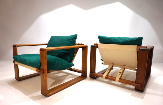 Image 1 of Set Of 2 Cubist Bauhaus Armchairs