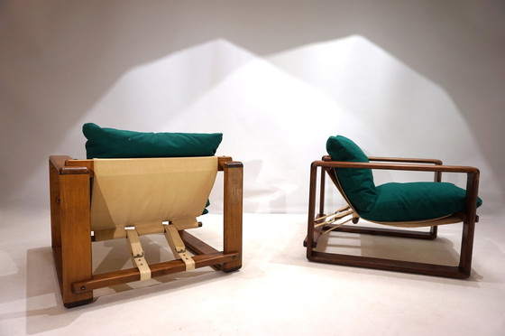 Image 1 of Set Of 2 Cubist Bauhaus Armchairs