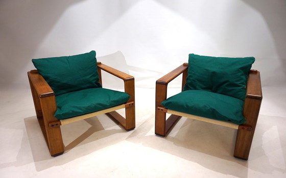 Image 1 of Set Of 2 Cubist Bauhaus Armchairs