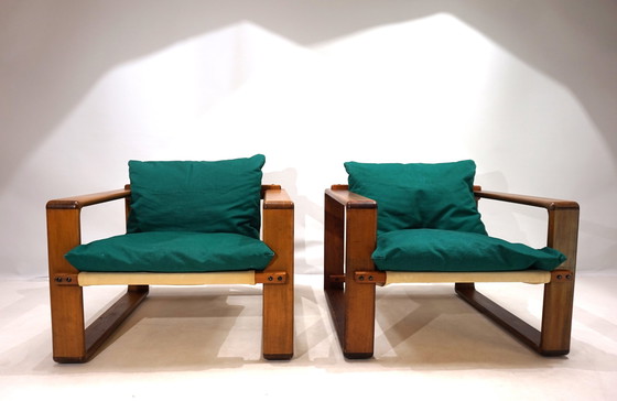 Image 1 of Set Of 2 Cubist Bauhaus Armchairs