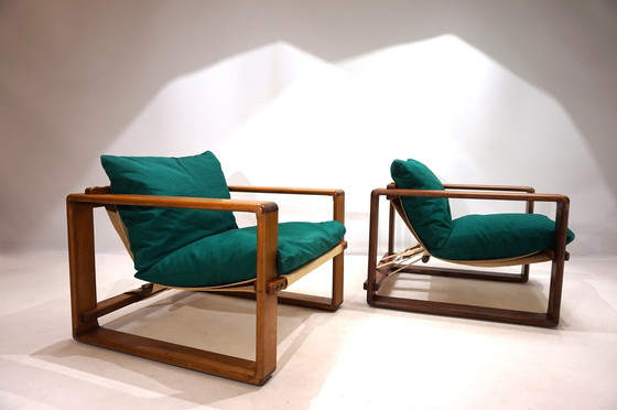 Image 1 of Set Of 2 Cubist Bauhaus Armchairs