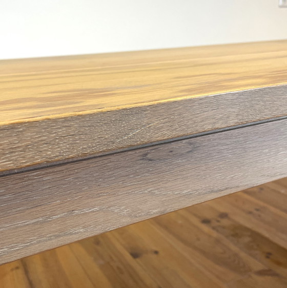 Image 1 of Extendable Oak Dining Table From Henders & Hazel