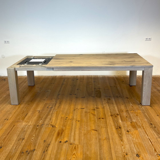 Image 1 of Extendable Oak Dining Table From Henders & Hazel