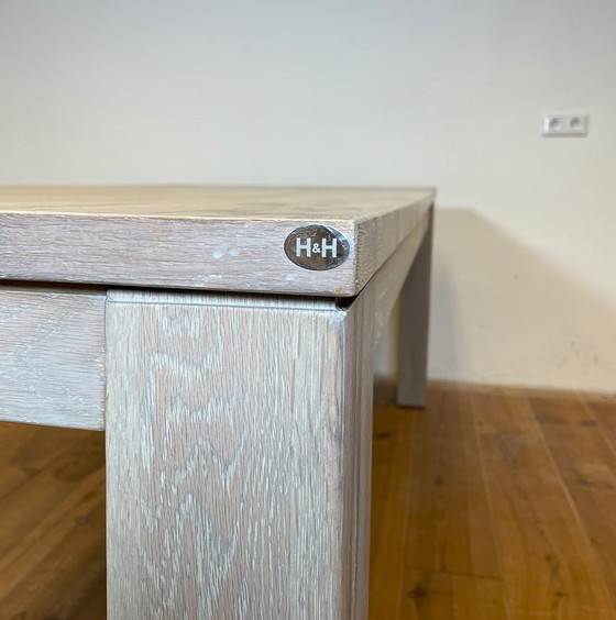 Image 1 of Extendable Oak Dining Table From Henders & Hazel