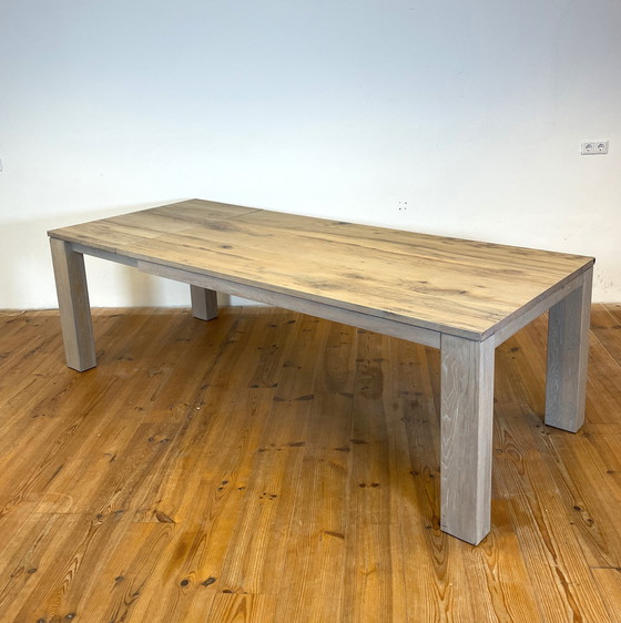 Image 1 of Extendable Oak Dining Table From Henders & Hazel