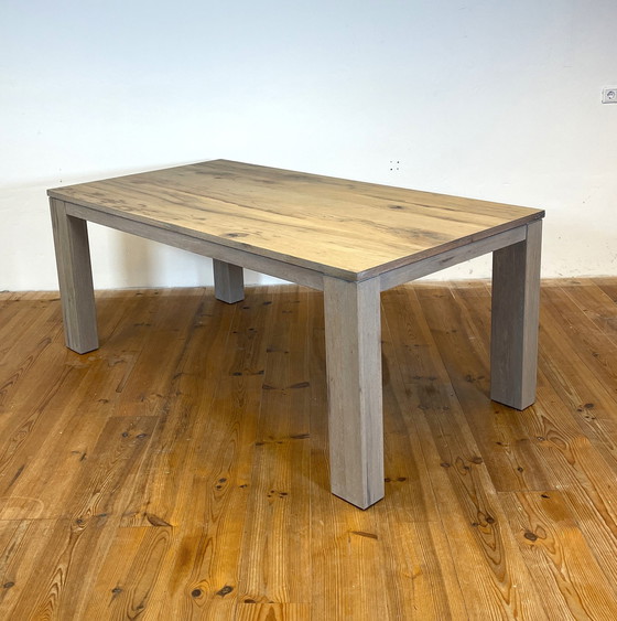 Image 1 of Extendable Oak Dining Table From Henders & Hazel