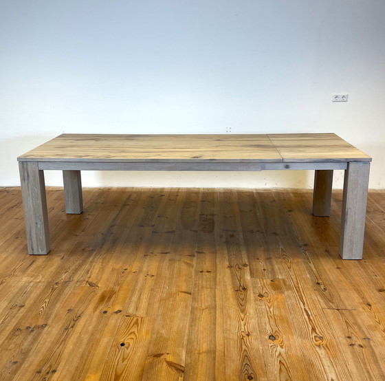 Image 1 of Extendable Oak Dining Table From Henders & Hazel