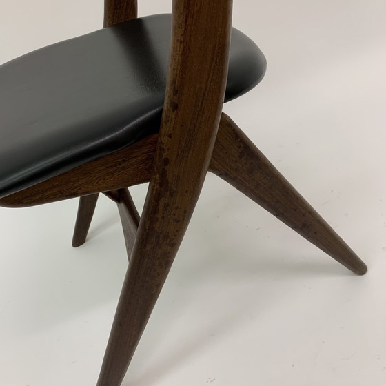 Image 1 of Sedia da pranzo vintage di Louis Van Teeffelen, anni '60