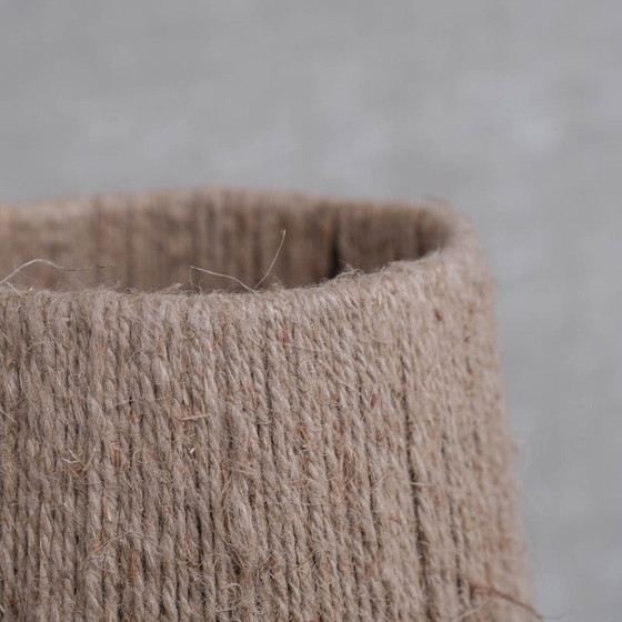 Image 1 of Lampada da tavolo vintage francese in corda, anni '60