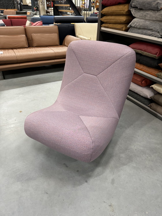 Image 1 of Label Bean Turn Armchair Lavender Fabric