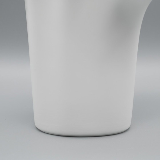 Image 1 of Rosenthal Studio-Line Fazzoletto Asym Vase Claus Josef Riedel Germany Porcelain 