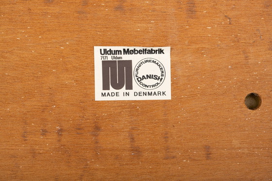 Image 1 of Dining Chairs By Johannes Andersen For Uldum Mobelfabrik, Denmark, 1960S, Set Of 6